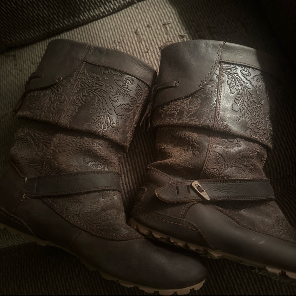 Merrell Brown Patterned Combat Boots - image 3